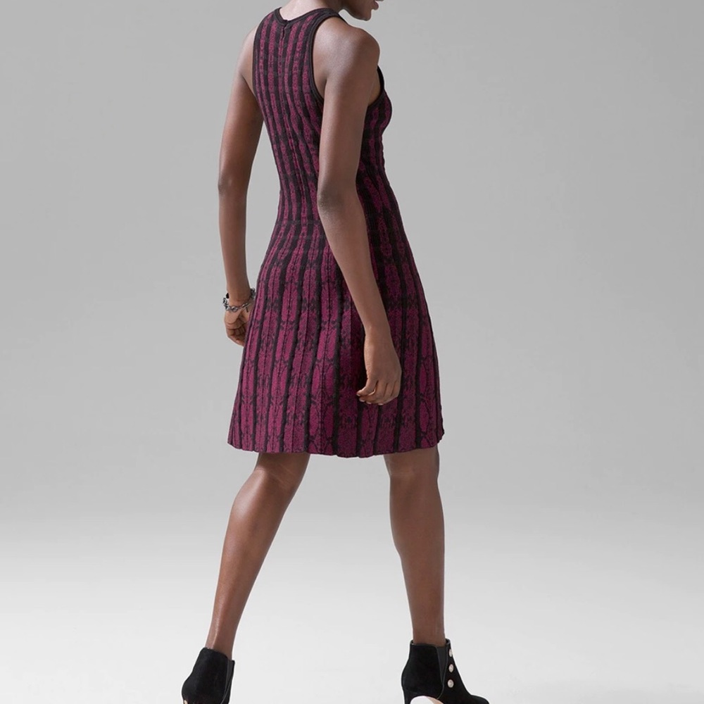 ⭐️NEW⭐️White House Black Market (WHBM) Sleeveless Python-Print Sweater Dress - Picture 6 of 13